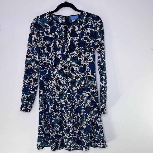 Simply Vera Vera Wang Dresses & Skirts - Simply Vera Vera Wang Blue Long Sleeve Sheath Dress